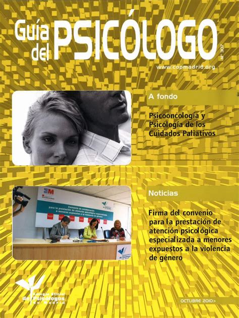 Guía del Psicólogo mes de octubre 2010 by Colegio Oficial de la ...