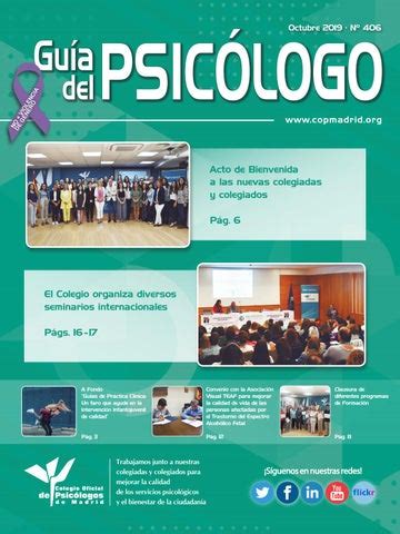 Guía del Psicólogo mes de Octubre 2019 by Colegio Oficial de la ...