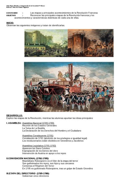 Guia La Revolucion 8 | Napoleon | French Revolution