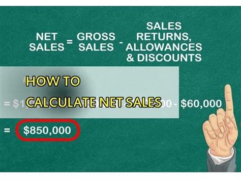 Guide how to calculate net sales   YouTube