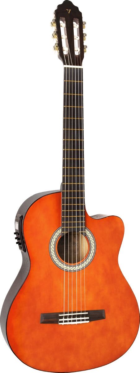 Guitarra Electroacústica Clásica Valencia Cg150ce   $ 439 ...