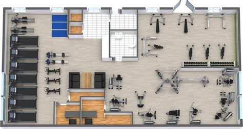 Gym Floor Plan | Gym architecture, Home gym flooring, Gym interior