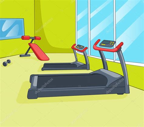 Gym Room — Stock Vector rastudio #32383207