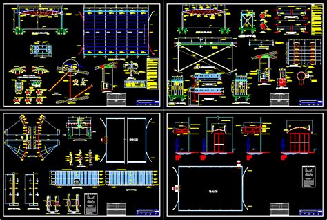 Gym Structure DWG Detail for AutoCAD • Designs CAD