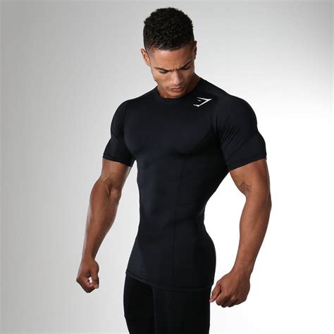 Gymshark Element Compression T Shirt   Black at Gymshark ...