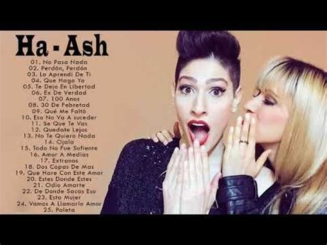 Ha Ash Nuevo 2018   Ha Ash Grandes Exitos Album 2018   YouTube | Ha ash ...