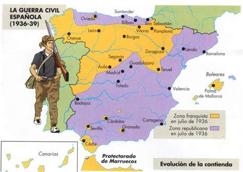 Hablineses: Etapas de la Guerra Civil española
