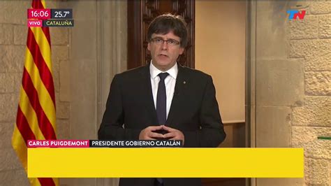 Habló el presidente de Cataluña   YouTube