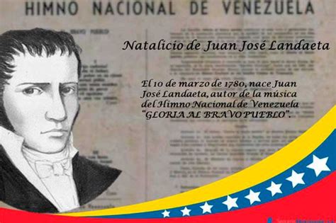 Hace 240 años nació Juan José Landaeta creador del Himno Nacional ...