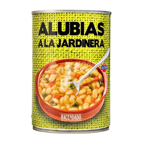 Hacendado Alubia jardinera verduras Bote 425 g