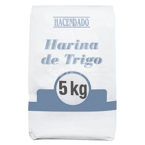 Hacendado Harina trigo Paquete 5 kg