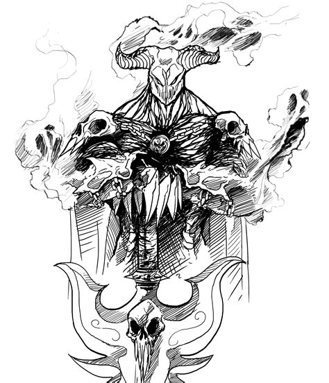 Hades lineart by TheRisingSoul on DeviantArt