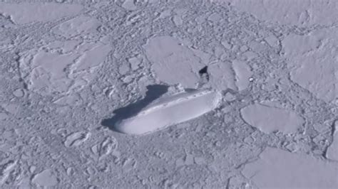 Hallaron una misteriosa figura en la Antártida, por Google Earth ...