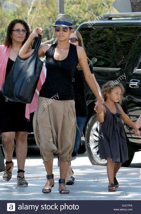 Halle Berry and Nahla Ariela Aubry Halle Berry arrives at ...