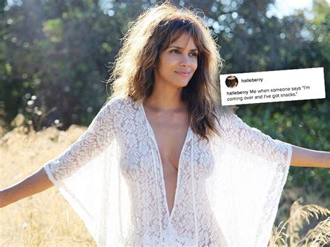 Halle Berry Posts Topless Pic, But Only for Snacks | TMZ.com