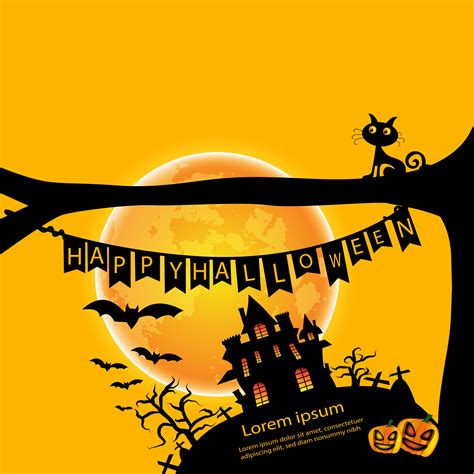 Halloween Day Background   Download Free Vectors, Clipart ...