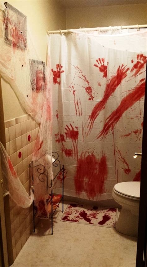 Halloween Decorations Bathroom to Scare Away Your Guests