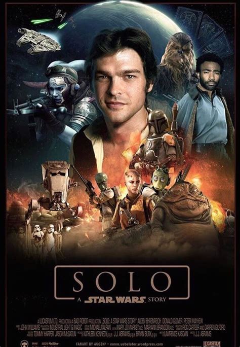 Han Solo movie fan poster : StarWars