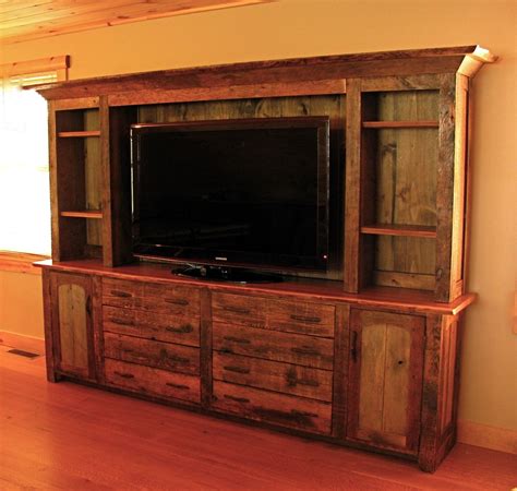 Hand Made Rustic Entertainment Center by Custom Rustic ...
