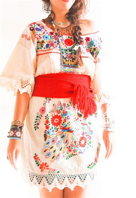Handmade Mexican embroidered dresses and vintage treasures ...