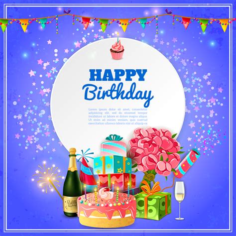 Happy birthday party background poster   Download Free ...
