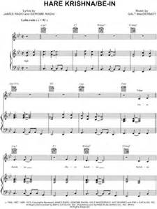 HARE KRISHNA/BE IN  Sheet Music   1 Arrangement Available ...