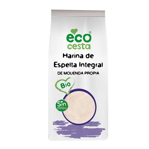 Harina de espelta integral ecológica Ecocesta 500 g ...