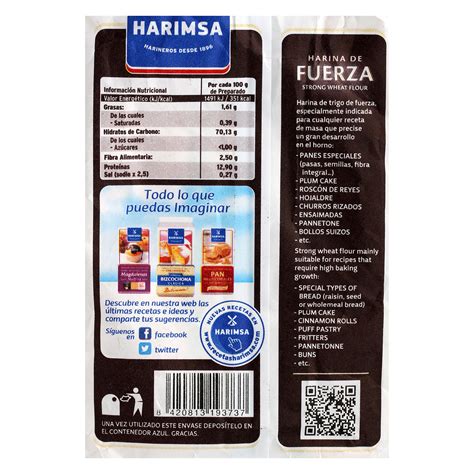 Harina de fuerza Harimsa 1 kg. Harimsa   Carrefour supermercado compra ...