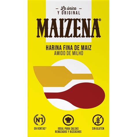 Harina de maíz fina sin gluten paquete 700 g · MAIZENA · Supermercado ...