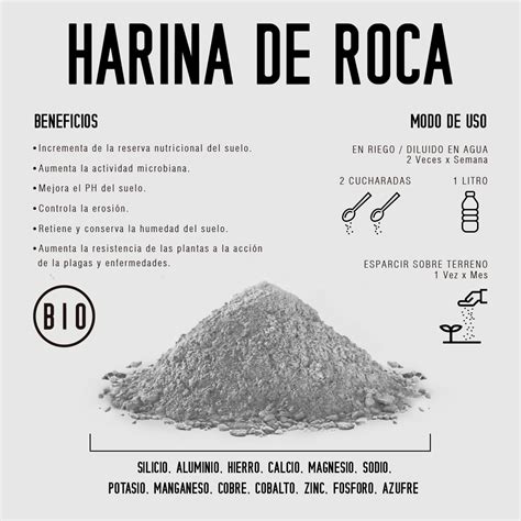 Harina de Roca 5OOgr | Productos Sostenibles   BIO Degradables