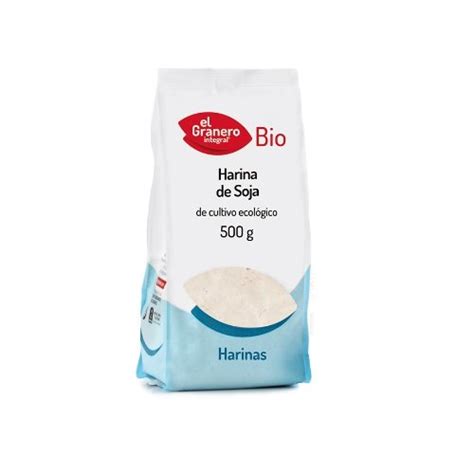 Harina de Soja Bio El Granero Integral, 500 gr   MásQueBio