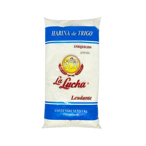 Harina De Trigo Leudante 1Kg La Lucha Gran Feria PZO