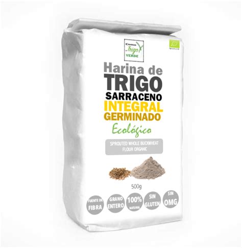 HARINA DE TRIGO SARRACENO INTEGRAL GERMINADO ECOLÓGICO   SIN GLUTEN ...