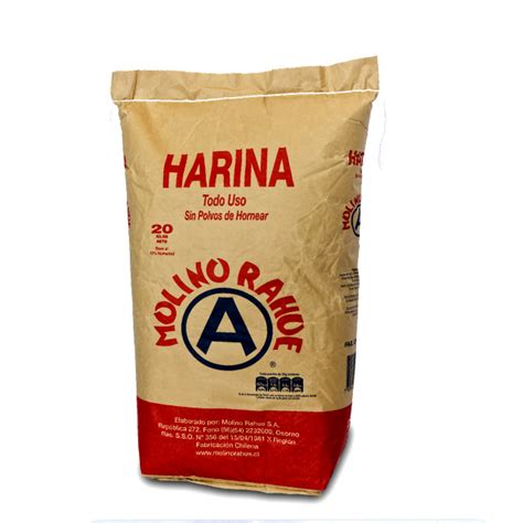 Harina der trigo Molino Rahue, saco de papel 20 kg – CarroExpress