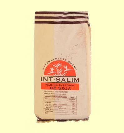 Harina integral de soja   Int Salim   500 g