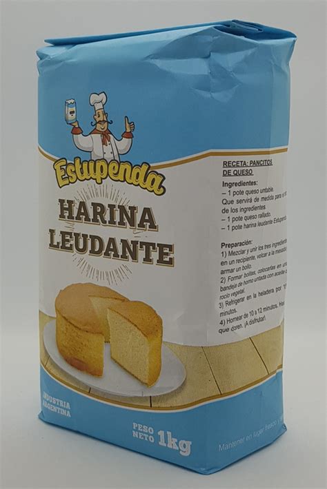 Harina Leudante ESTUPENDA 1kg. PACK DE 10 UNIDADES.