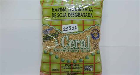 Harina texturizada de soja desgrasada y rebozador de soja marca Ceral ...