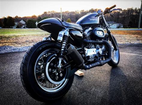 Harley Davidson sportster cafe racer | Custom Cafe Racer ...