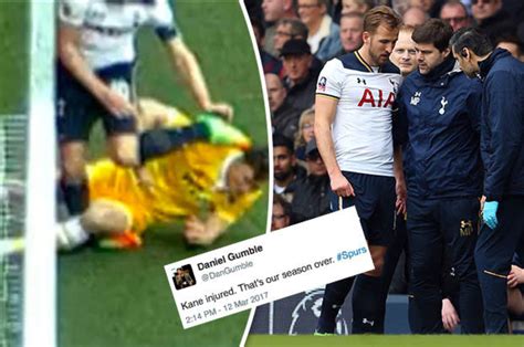 Harry Kane injured: Tottenham fans horrified by nasty leg ...