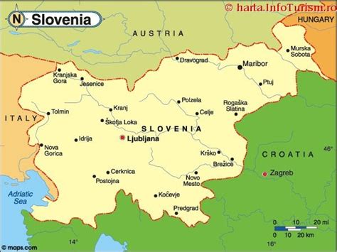 Harta Sloveniei | Harta