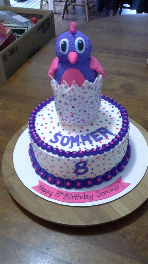 Hatchimal cake | Birthday cake kids, Baby birthday party ...