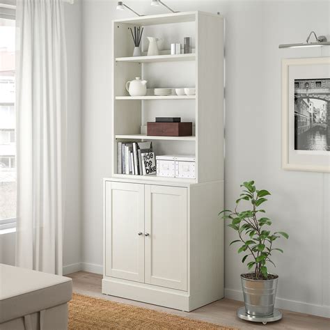 HAVSTA Combinación de armario y estantería, blanco, 81x47x212 cm   IKEA