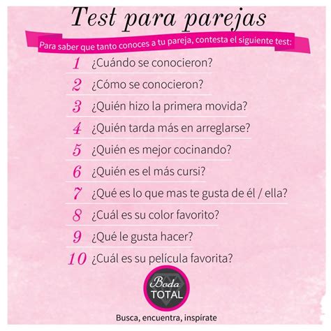 ¡Haz el test! #Filosofía #Amor #BodaTotal | Frases de Amor ...