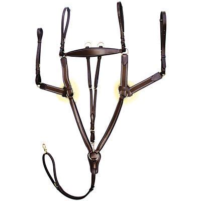 HDR 5 Point Breastplate | Martingale, Elastic, Horse tack