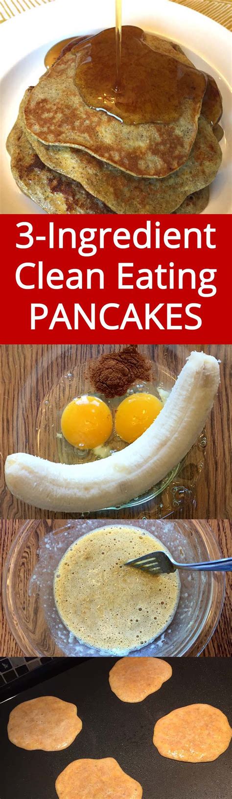 Healthy 3 Ingredient Banana Pancakes – Gluten Free Clean ...