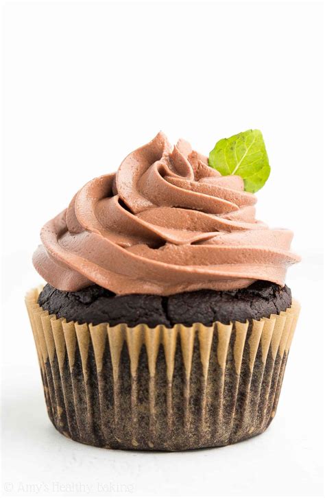 Healthy Mint Chocolate Cupcakes | Amy s Healthy Baking