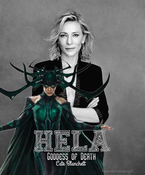 Hela / Cate Blanchett by @marveluniversefangirl | Hela ...