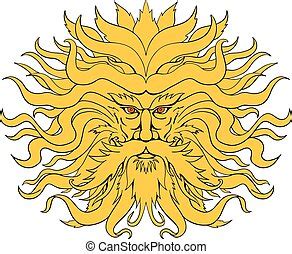 Helios. Dios griego del sol. | CanStock