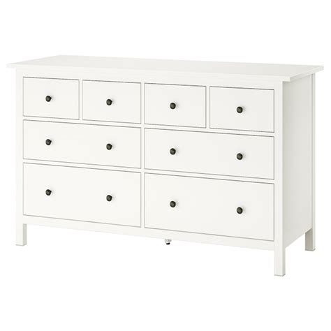 HEMNES 8 drawer dresser   white   IKEA