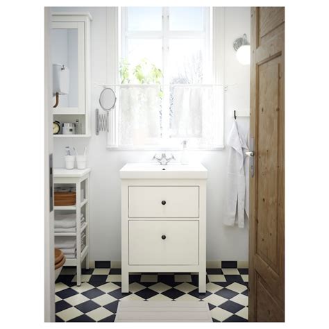 HEMNES Armario lavabo 2 cajones, blanco, 60x47x83 cm   IKEA